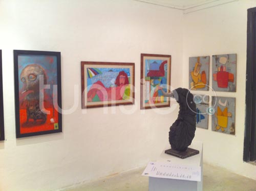 Galerie Photos d'oeuvres exposées dans le cadre du Printemps des Arts Fair Tunis 2012