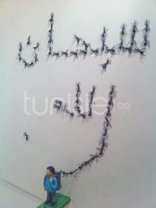 Galerie Photos d'oeuvres exposées dans le cadre du Printemps des Arts Fair Tunis 2012