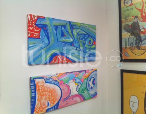 Galerie Photos d'oeuvres exposées dans le cadre du Printemps des Arts Fair Tunis 2012