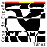 Association culturelle CASA DE ESPAÑA EN TÚNEZ, avec un taureau et un chameau en logo