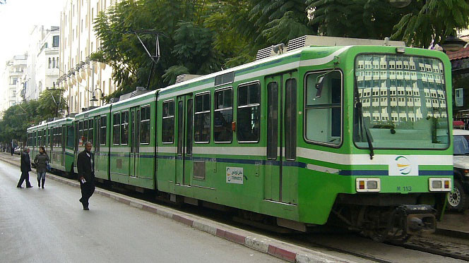 Métro léger : Ligne 2: Ligne NORD Place Barcelone - Ariana Métro léger : Ligne 2: Ligne NORD Place Barcelone - Ariana