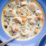 Recette : Soupe d'avoine aux fruits de mer