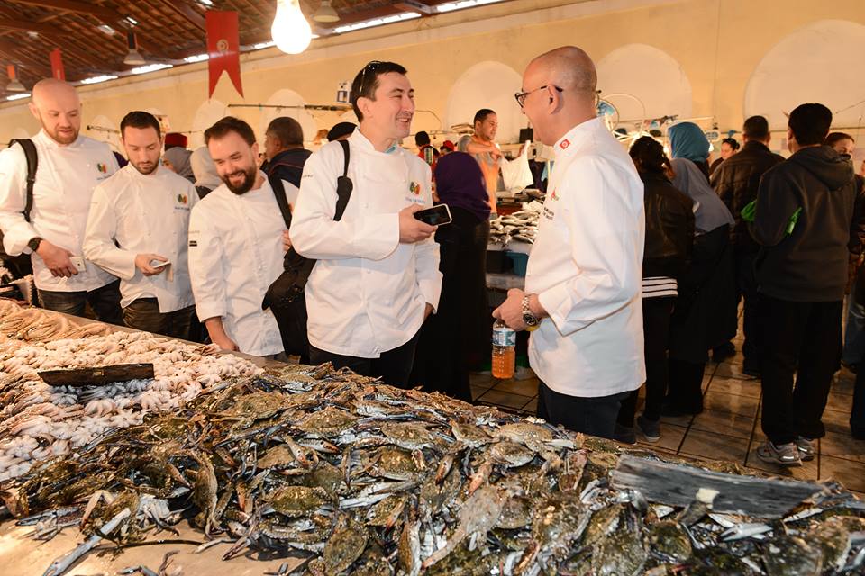 Des chefs français au Marché Central de Tunis