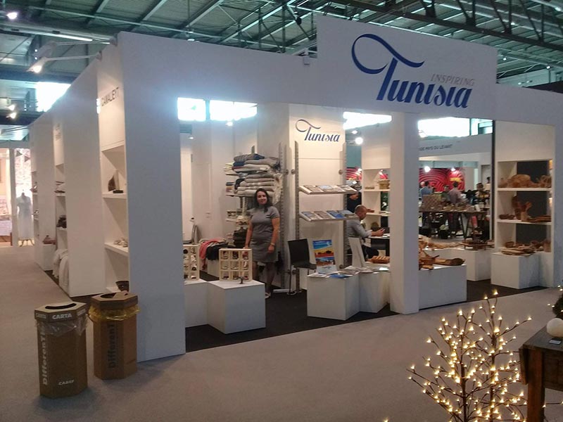 Faites un tour au Stand de Office National de l'Artisanat Tunisien Ã  Homi Milano