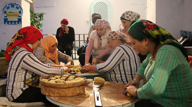 Les préparatifs de la manifestation du Mouled par l'Association de Sauvegarde de la Médina d'Hammamet