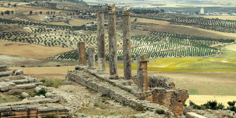 Temple de Baal Hammon Saturne de Dougga à Beja