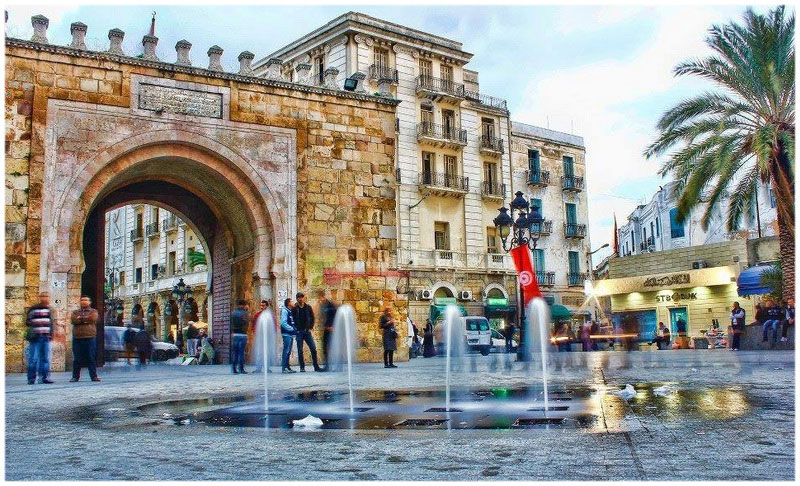 Bab El Bhar  Porte de France à Tunis