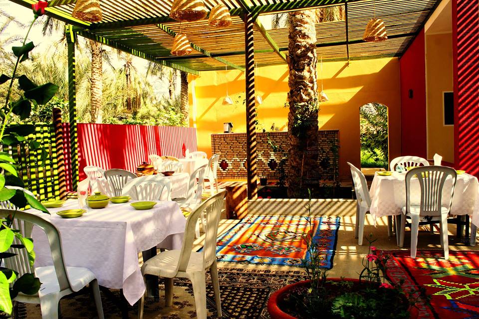 Le nouveau restaurant chez l'habitant Barboura Ã  l'oasis de Tozeur