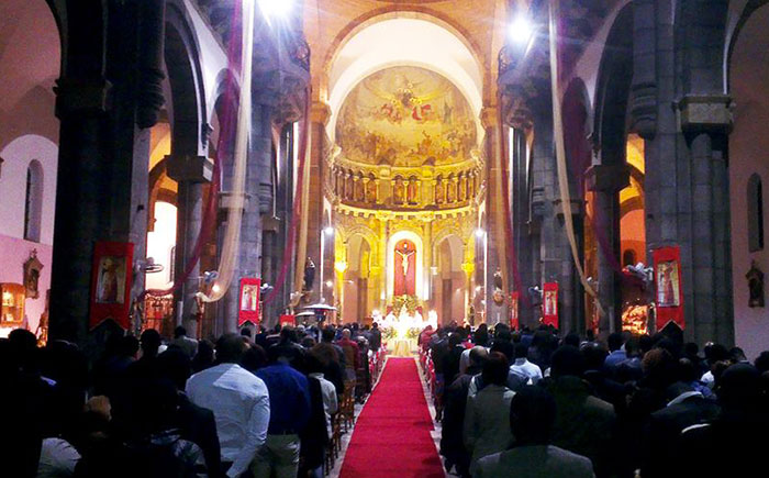 La fête de NoÃ«l Ã  la Cathédrale de Tunis