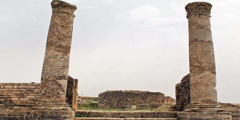 Les temples de la Concorde, de Frugifer et de Liber Pater de Dougga à Beja 