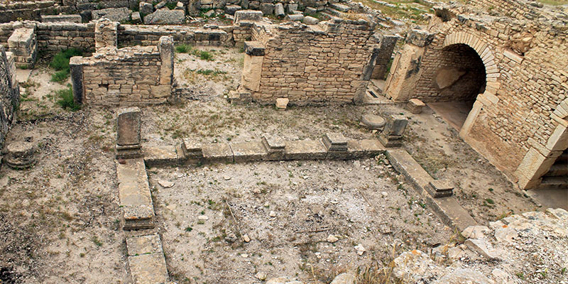 La maison de Dionysos et d’Ulysse de Dougga à Beja