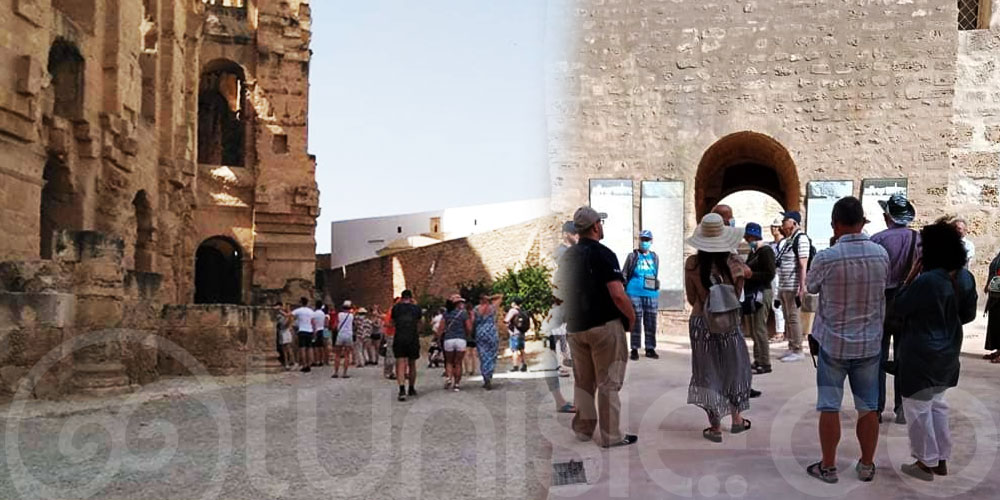 بالصور : مجموعة من السياح البولونيين في زيارة لقصر رباط المنستير و القصر الأثري بالجم