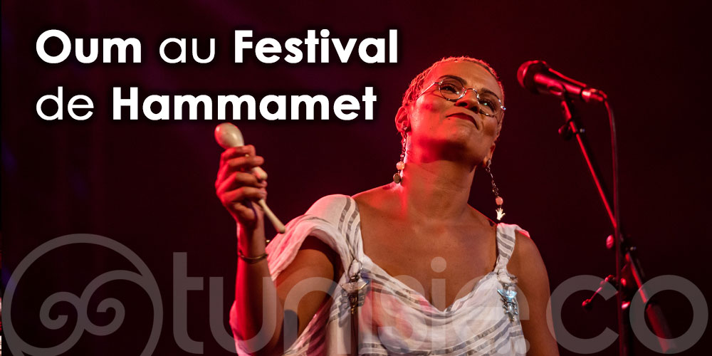 En photos: Oum sur la scène du Festival de Hammamet