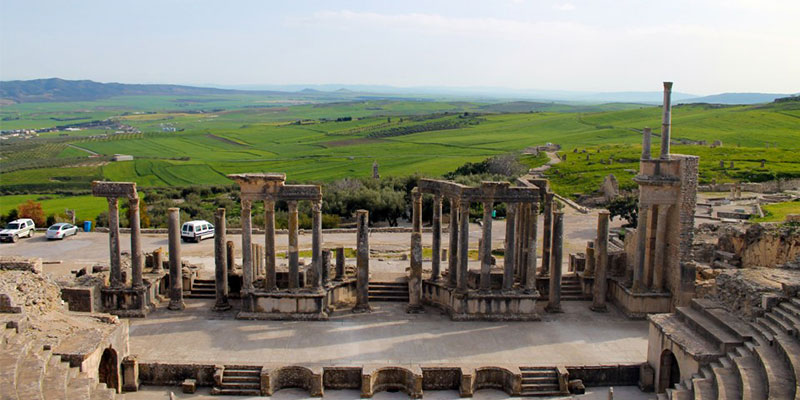 Le théâtre de Dougga à Beja